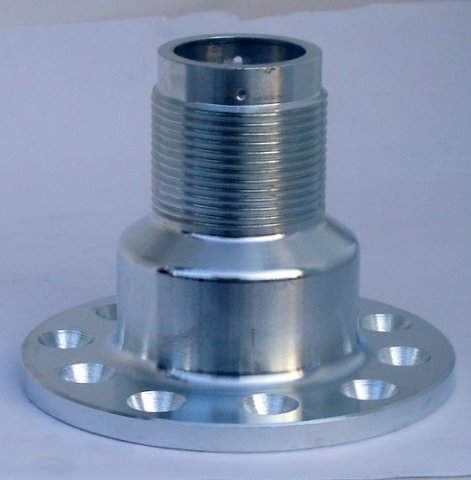 Adapter forged steel zinc plated